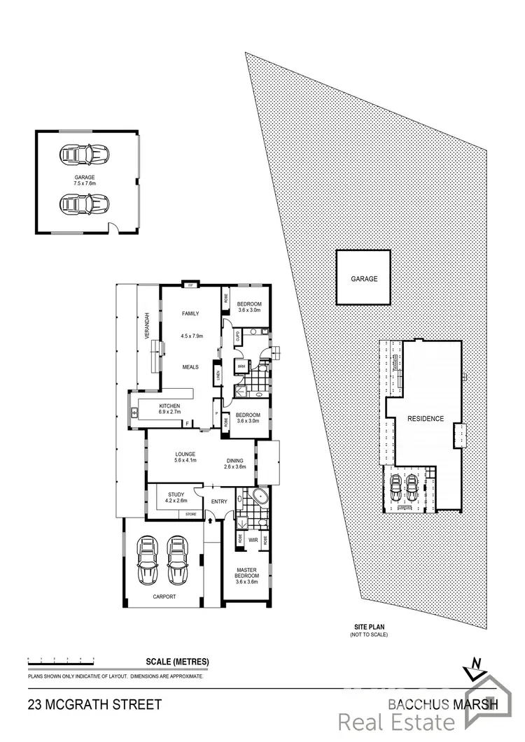 Floorplan of Homely house listing, 23 McGrath Street, Bacchus Marsh VIC 3340