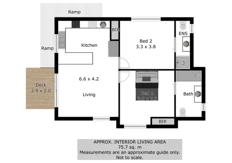 Floorplan of Homely block of units listing, 1-5/17 Yalandra Court, West Albury NSW 2640