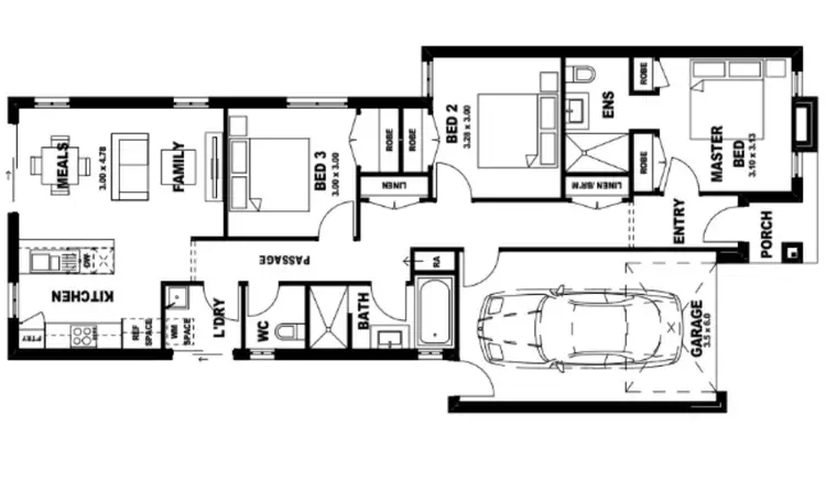 Floorplan of Homely house listing, Address available on request