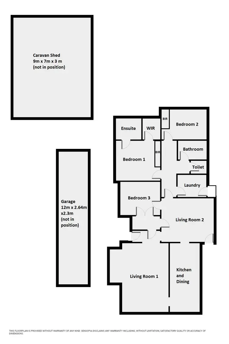 Floorplan of Homely house listing, 32-36 Byrne Street, Yaapeet VIC 3424