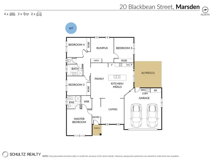Floorplan of Homely house listing, 20 Blackbean Street, Marsden QLD 4132