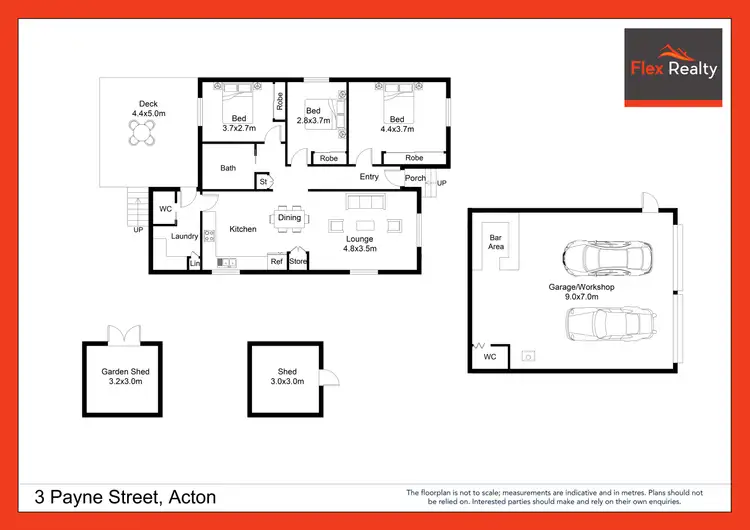 Floorplan of Homely house listing, 3 Payne Street, Hillcrest TAS 7320
