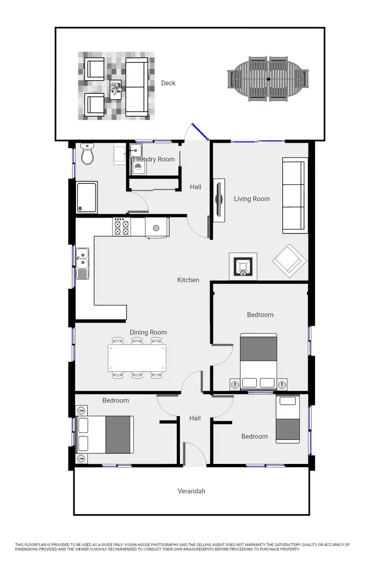 Floorplan of Homely house listing, 64 Barnett Road, Red Cliffs VIC 3496