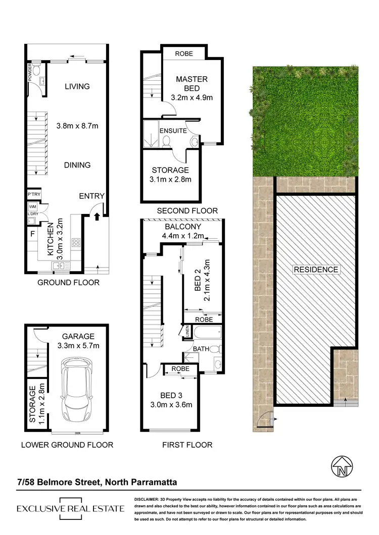 Floorplan of Homely townhouse listing, 7/58-60 Belmore Street, North Parramatta NSW 2151