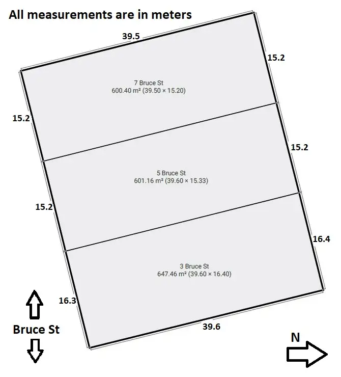Floorplan of Homely land listing, 3-7 Bruce Street, Hopetoun VIC 3396