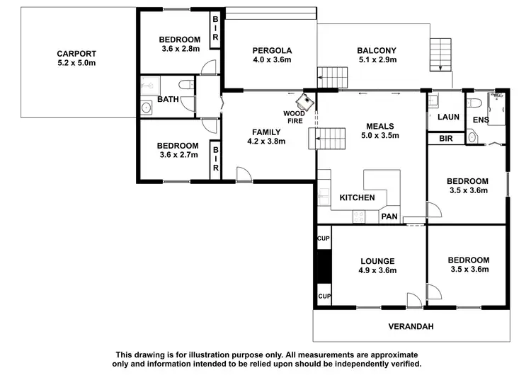 Floorplan of Homely house listing, 12 Lake Terrace West, Mount Gambier SA 5290