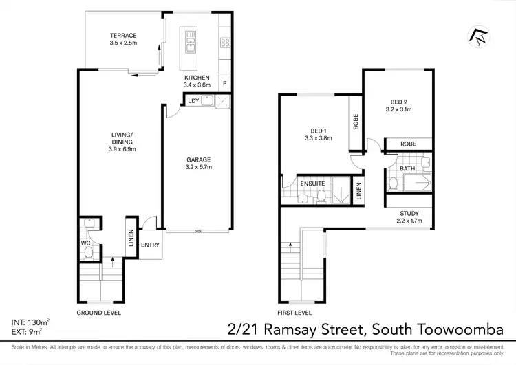 Floorplan of Homely townhouse listing, 2/21 Ramsay Street, South Toowoomba QLD 4350