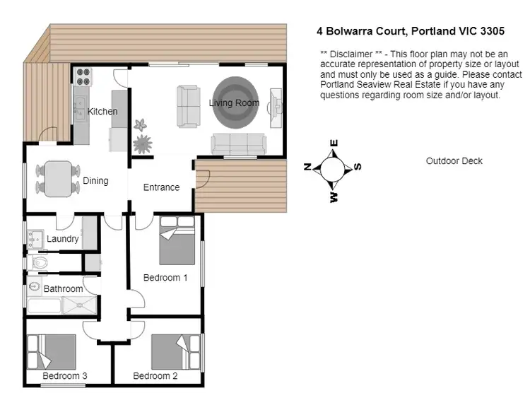 Floorplan of Homely house listing, 4 Bolwarra Court, Portland VIC 3305