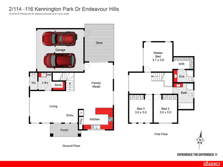 Floorplan of Homely townhouse listing, 2/114 Kennington Park Drive, Endeavour Hills VIC 3802