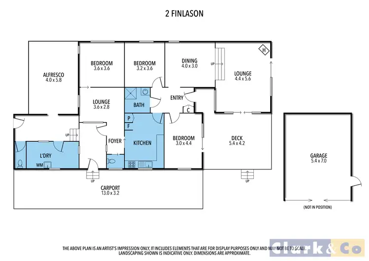 Floorplan of Homely house listing, 2 Finlason Street, Mansfield VIC 3722