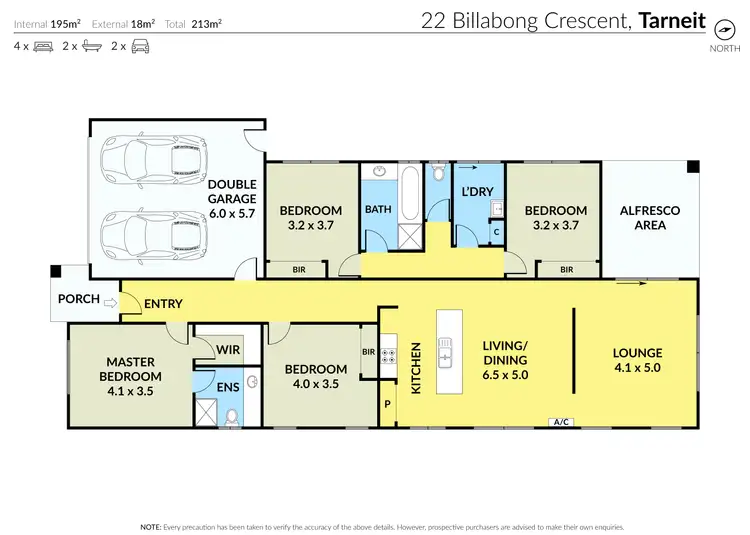 Floorplan of Homely house listing, 22 Billabong Crescent, Tarneit VIC 3029