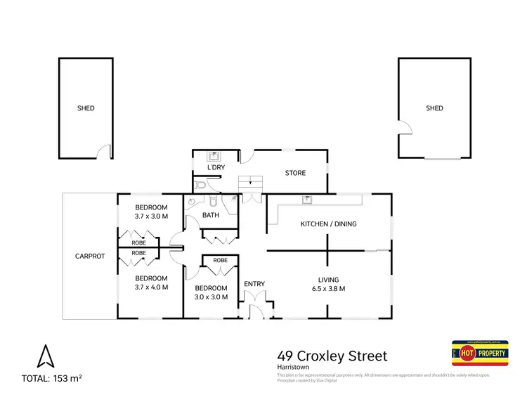 Floorplan of Homely house listing, 49 Croxley Street, Harristown QLD 4350