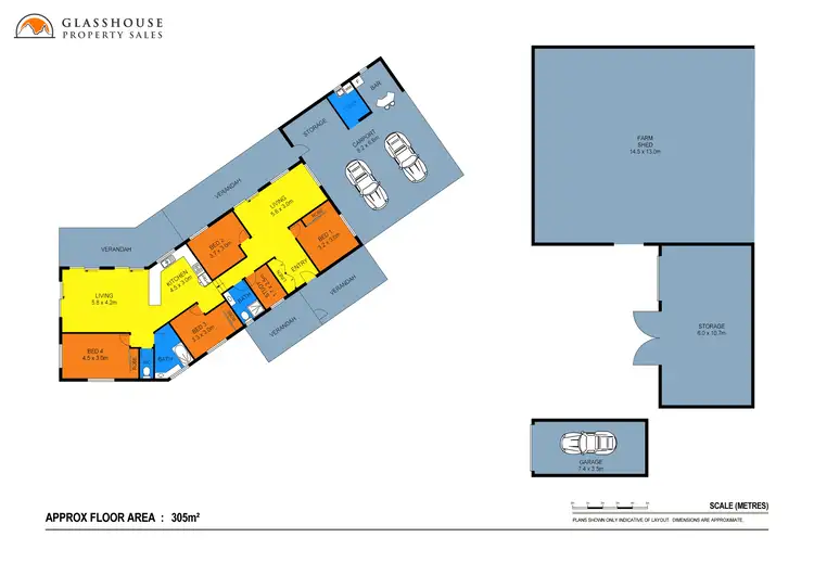 Floorplan of Homely house listing, 75 Woolleys Road, Glass House Mountains QLD 4518
