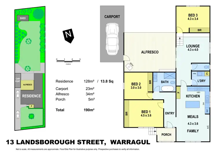 Floorplan of Homely house listing, 13 Landsborough Street, Warragul VIC 3820