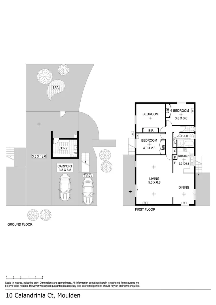 Floorplan of Homely house listing, 10 Calandrinia Court, Moulden NT 830