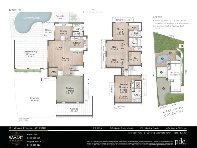 Floorplan of Homely house listing, 17 Kallaroo Cres, Ashmore QLD 4214