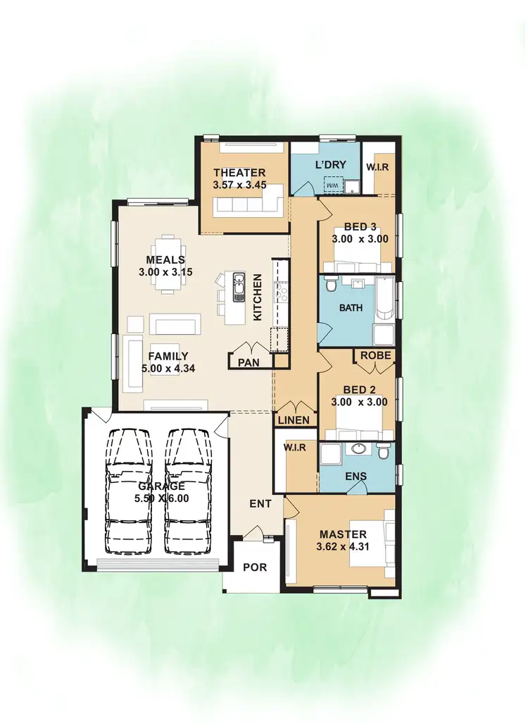 Floorplan of Homely house listing, 58 Showman Drive, Diggers Rest VIC 3427