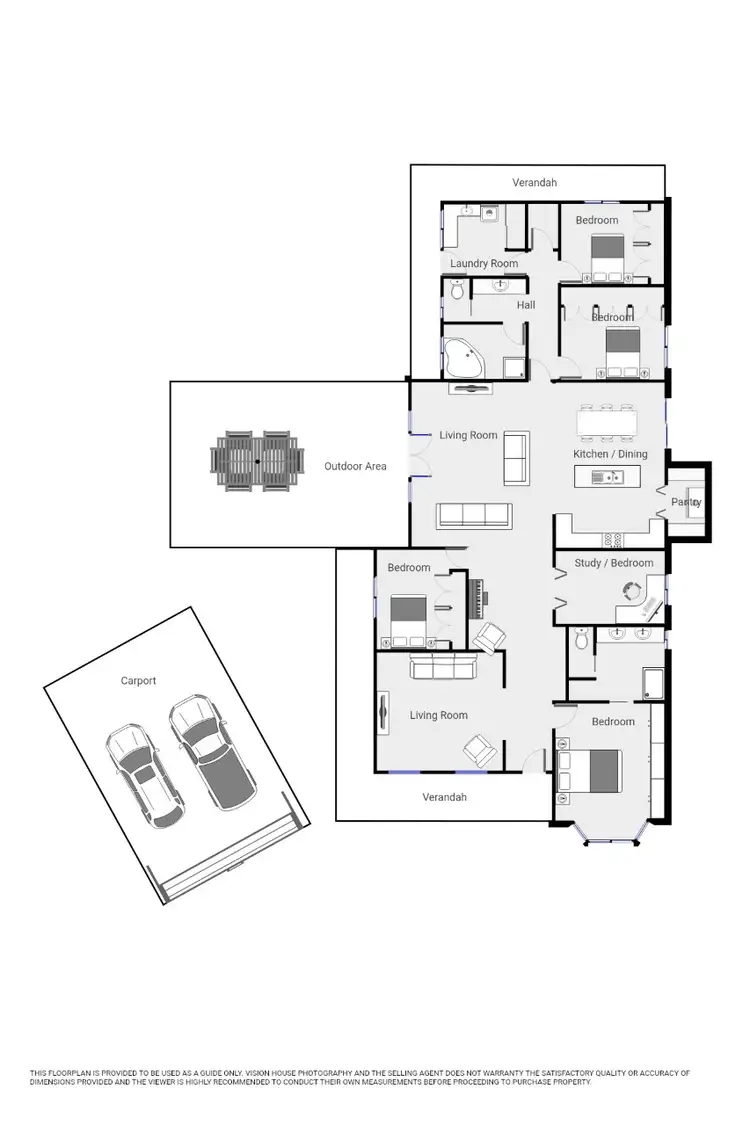 Floorplan of Homely house listing, 2 Akron Court, Mildura VIC 3500