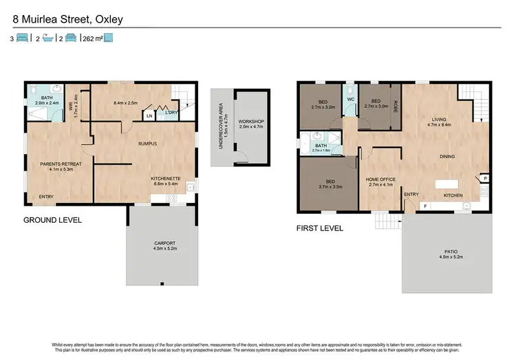 Floorplan of Homely house listing, 8 Muirlea Street, Oxley QLD 4075