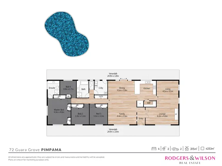 Floorplan of Homely house listing, 72 Guara Grove, Pimpama QLD 4209