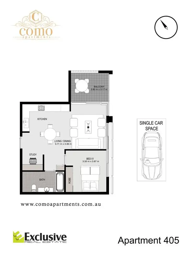 Floorplan of Homely apartment listing, 405/19-23 Short Street, Homebush NSW 2140