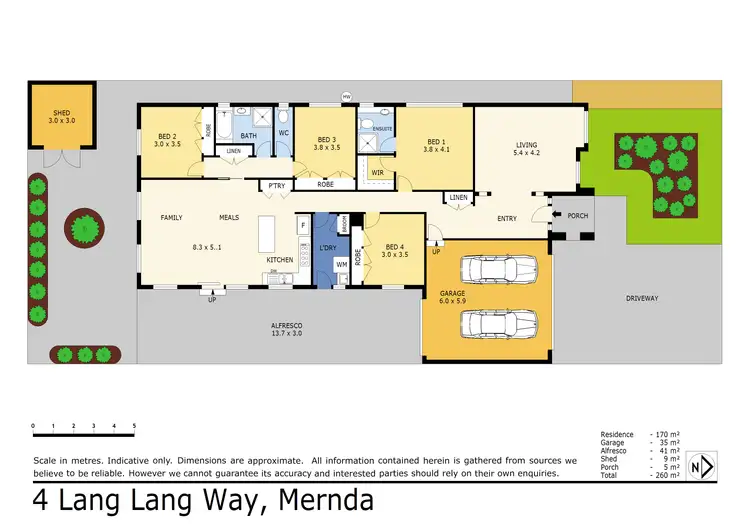 Floorplan of Homely house listing, 4 Lang Lang Way, Mernda VIC 3754