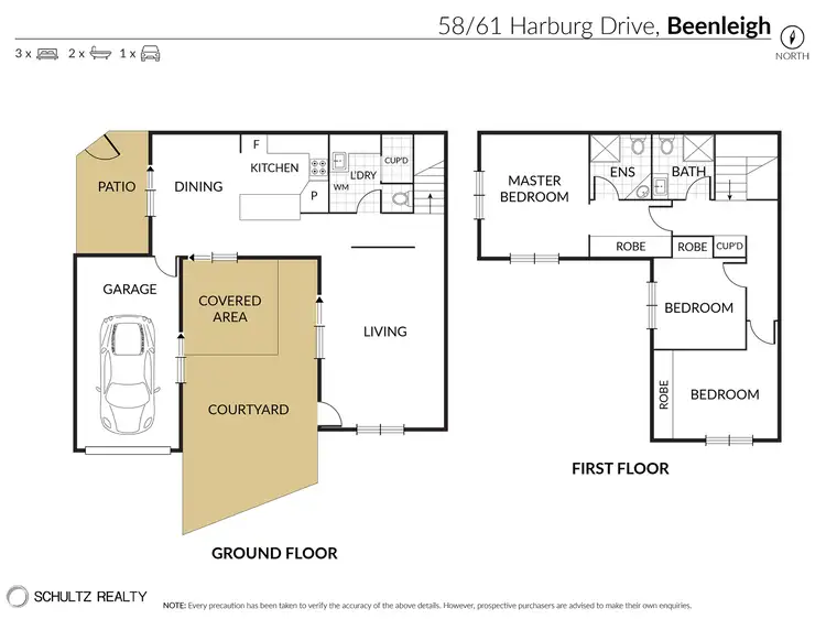 Floorplan of Homely unit listing, 58/61 Harburg Drive, Beenleigh QLD 4207