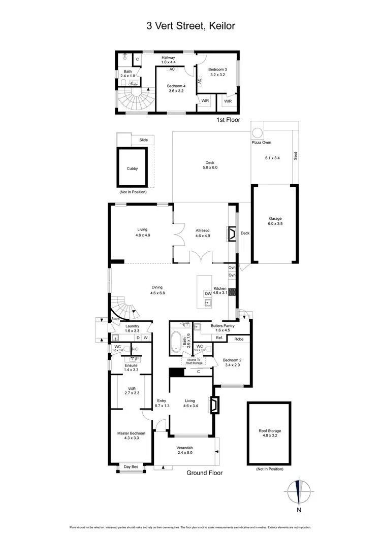 Floorplan of Homely house listing, 3 Vert Street, Keilor VIC 3036