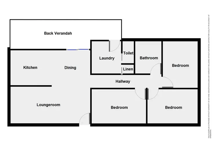 Floorplan of Homely house listing, 69 Broadway, Jeparit VIC 3423