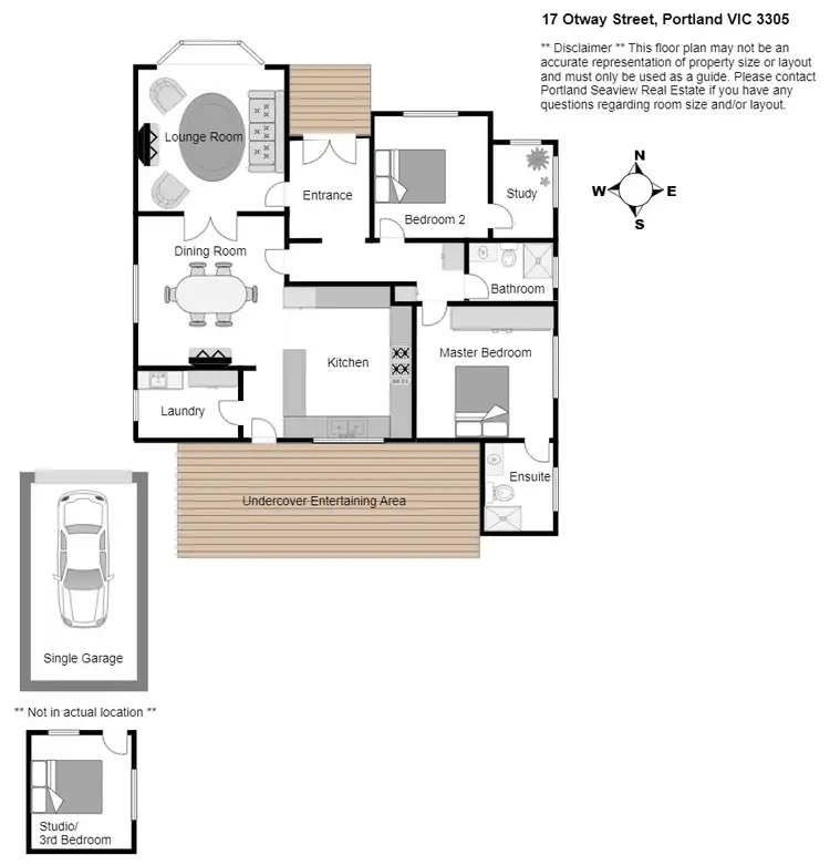 Floorplan of Homely house listing, 17 Otway Street, Portland VIC 3305