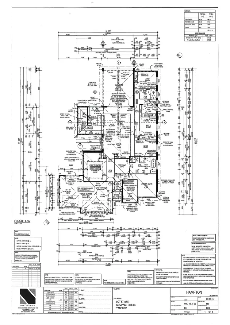 Floorplan of Homely house listing, 8 Compass Circle, Yanchep WA 6035