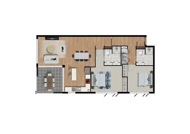 Floorplan of Homely unit listing, 15/36 Dry Dock Road, Tweed Heads South NSW 2486