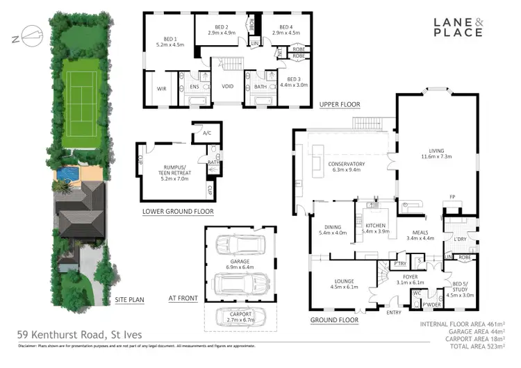 Floorplan of Homely house listing, 59 Kenthurst Road, St Ives NSW 2075