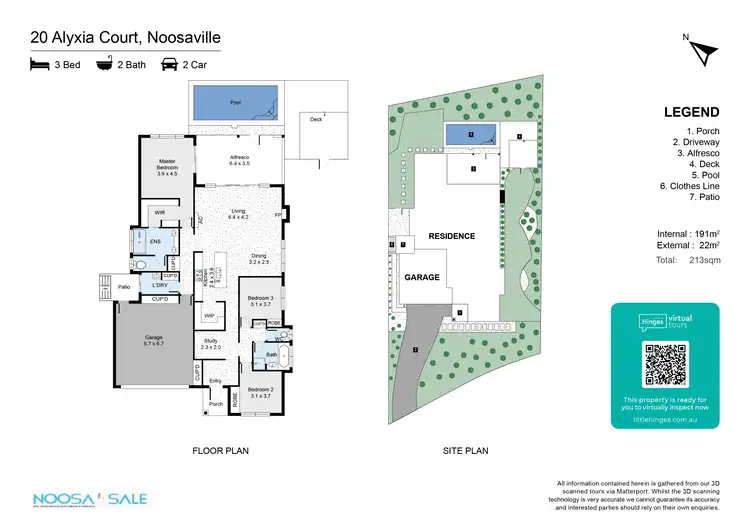 Floorplan of Homely house listing, 20 Alyxia Court, Noosaville QLD 4566