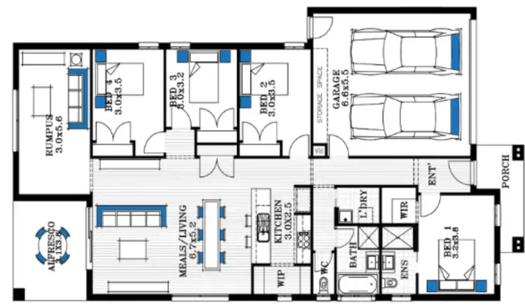 Floorplan of Homely house listing, Address available on request