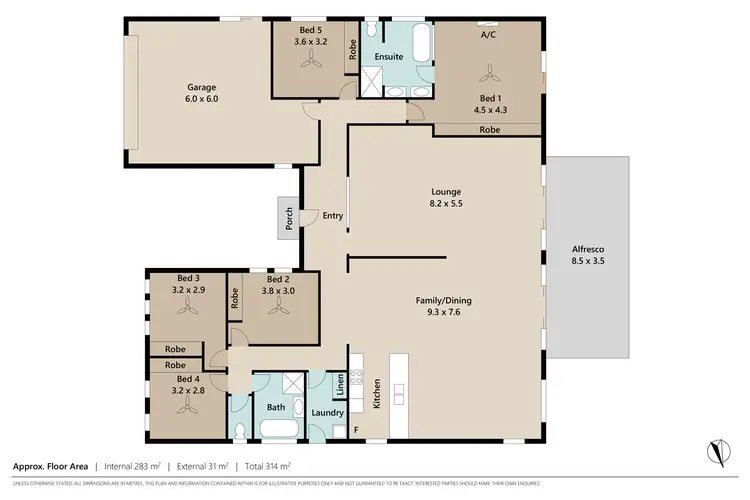 Floorplan of Homely house listing, 131 FAIRWAY DRIVE, Kensington Grove QLD 4341