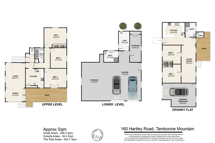 Floorplan of Homely house listing, 160 Hartley Road, Tamborine Mountain QLD 4272