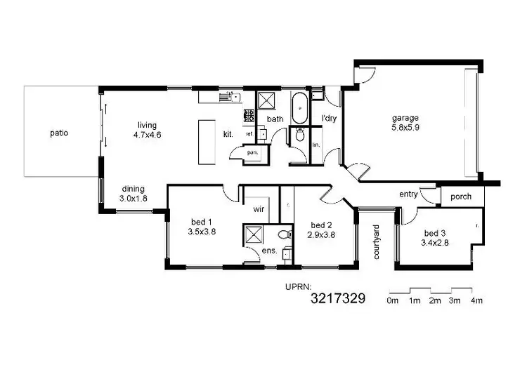 Floorplan of Homely house listing, Address available on request
