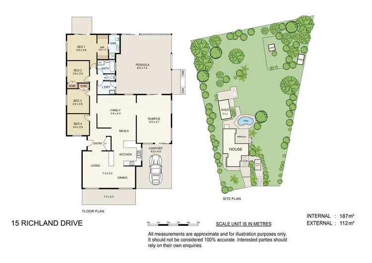 Floorplan of Homely house listing, 15 Richland Drive, Bannockburn QLD 4207