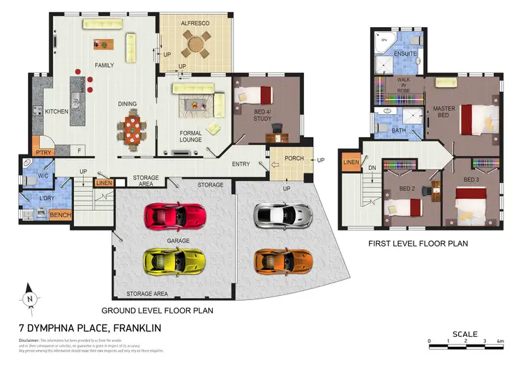 Floorplan of Homely house listing, 7 Dymphna Place, Franklin ACT 2913