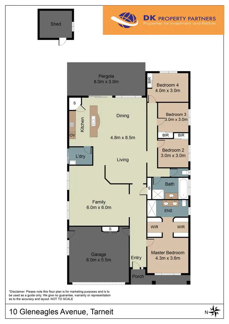 Floorplan of Homely house listing, 10 Gleneagles Avenue, Tarneit VIC 3029