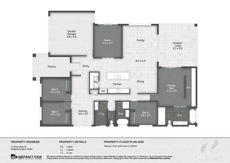 Floorplan of Homely house listing, 15 Saunders Drive, Flagstone QLD 4280