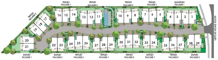 Floorplan of Homely townhouse listing, 11/79 Leitchs Road South, Albany Creek QLD 4035