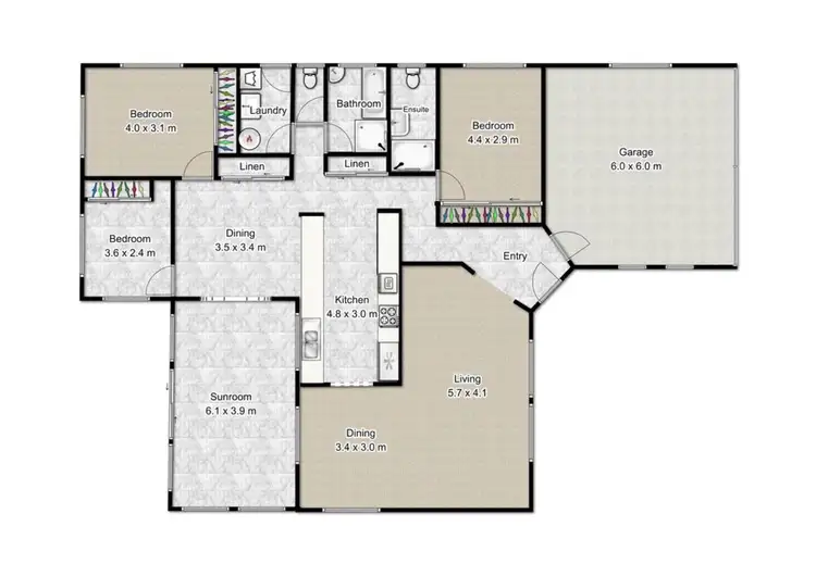 Floorplan of Homely house listing, 11 Kurrajong Court, Palm Beach QLD 4221