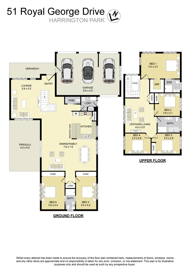 Floorplan of Homely house listing, 51 Royal George Drive, Harrington Park NSW 2567