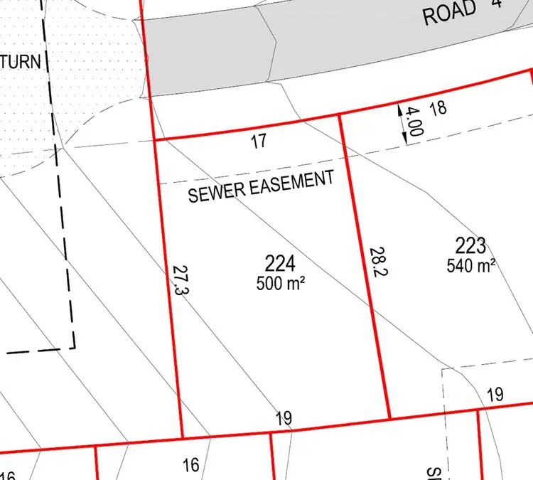 Floorplan of Homely land listing, LOT 224 Tuckeroo Avenue, Mullumbimby NSW 2482