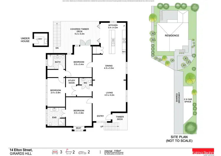 Floorplan of Homely house listing, 14 Elton Street, Girards Hill NSW 2480
