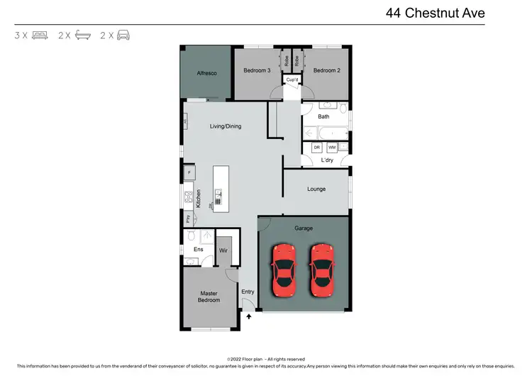 Floorplan of Homely house listing, 44 Chestnut Avenue, Gillieston Heights NSW 2321