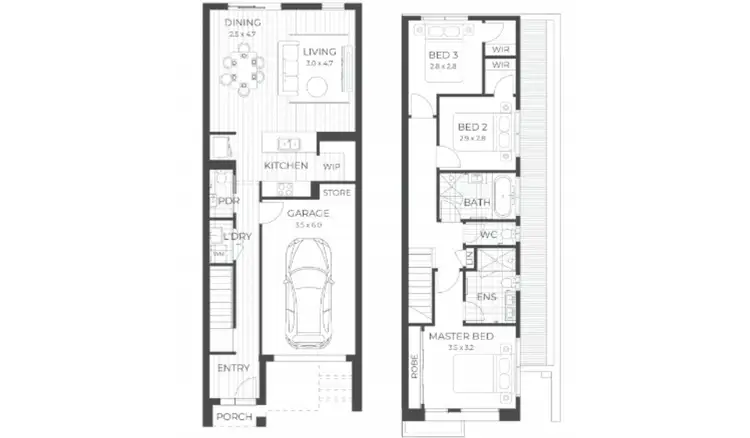 Floorplan of Homely townhouse listing, Address available on request