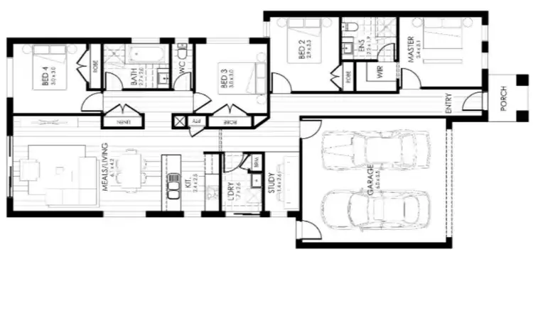 Floorplan of Homely house listing, Address available on request